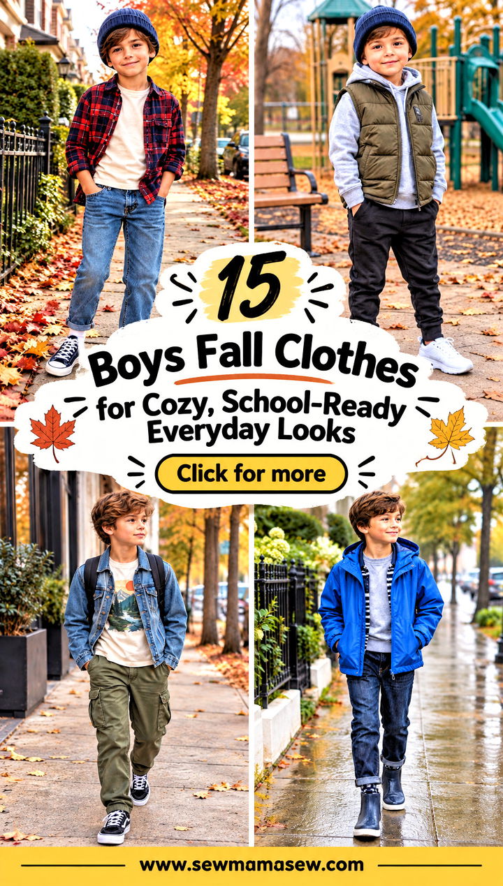 15 Boys Fall Clothes for Cozy School-Ready Everyday Looks - 15 Boys Fall Clothes for Cozy, School-Ready Everyday Looks