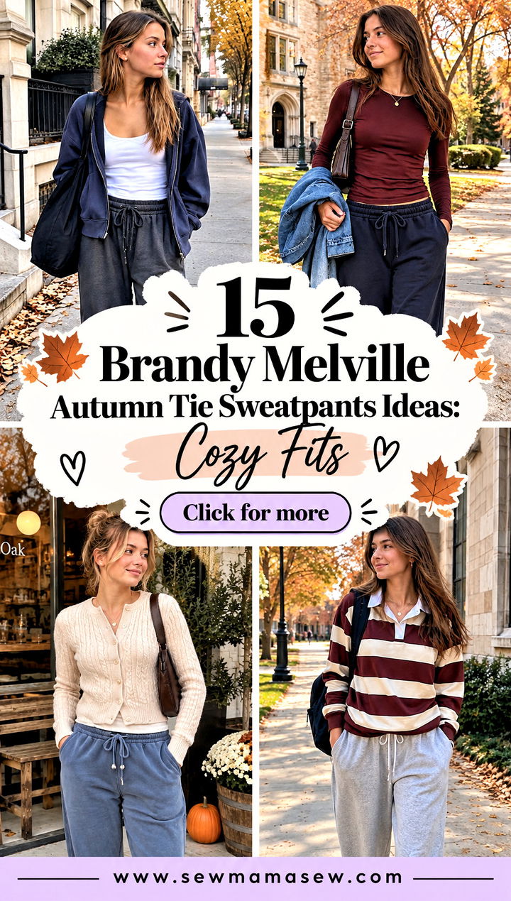 15 Brandy Melville Autumn Tie Sweatpants Ideas Cozy Fits - 15 Brandy Melville Autumn Tie Sweatpants Ideas: Cozy Fits