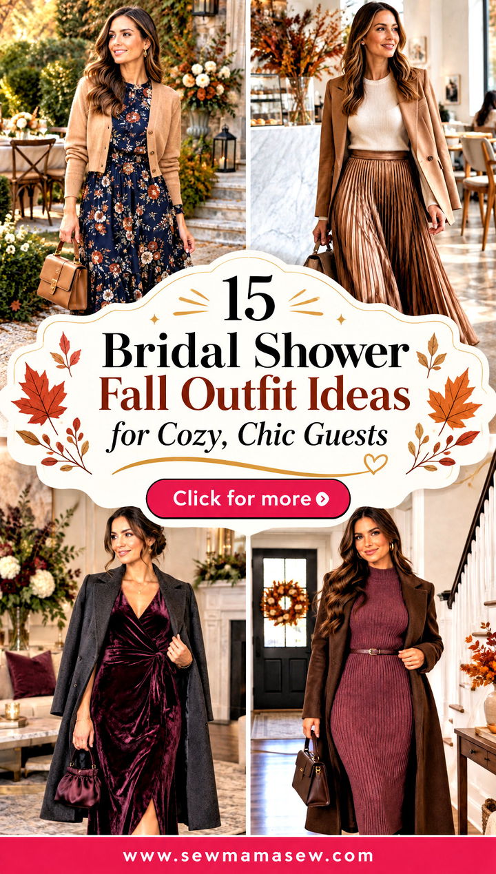 15 Bridal Shower Fall Outfit Ideas for Cozy Chic Guests - 15 Bridal Shower Fall Outfit Ideas for Cozy, Chic Guests
