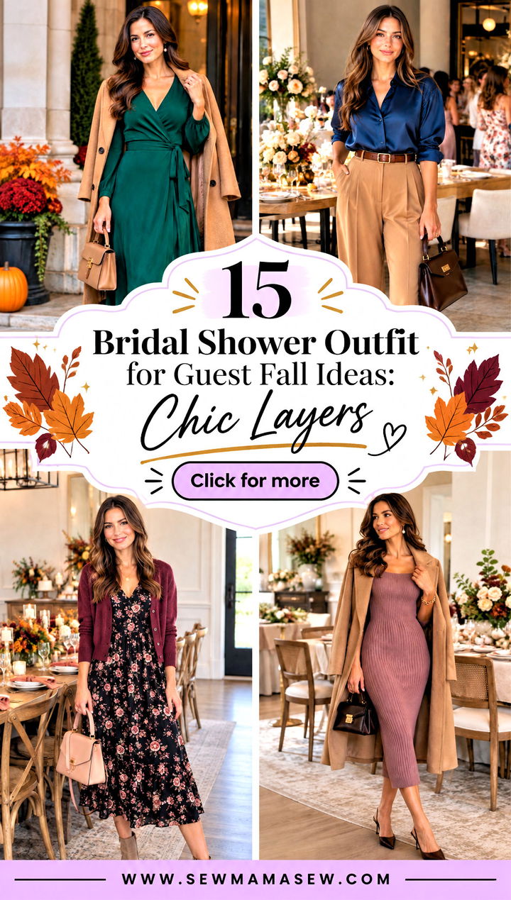 15 Bridal Shower Outfit for Guest Fall Ideas Chic Layers - 15 Bridal Shower Outfit for Guest Fall Ideas: Chic Layers