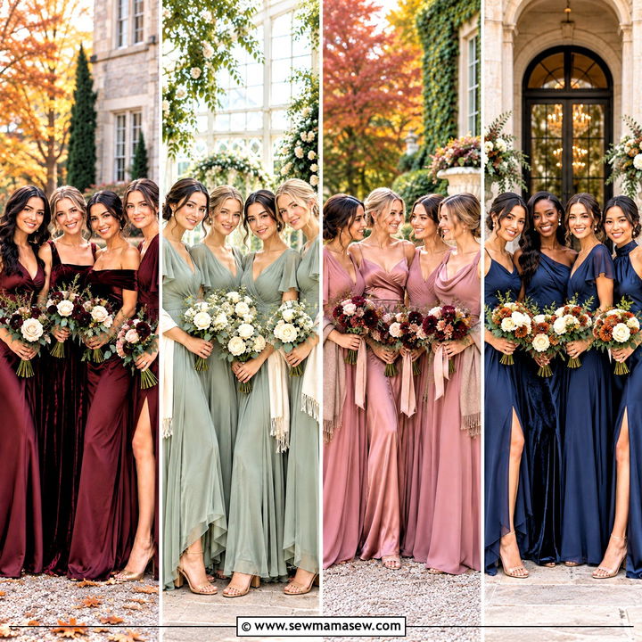 15 Bridesmaid Dress Colors Fall Ideas for a Dreamy Wedding