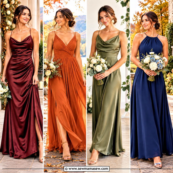 15 Bridesmaid Dress Fall Colors Ideas for Timeless Autumn Romance