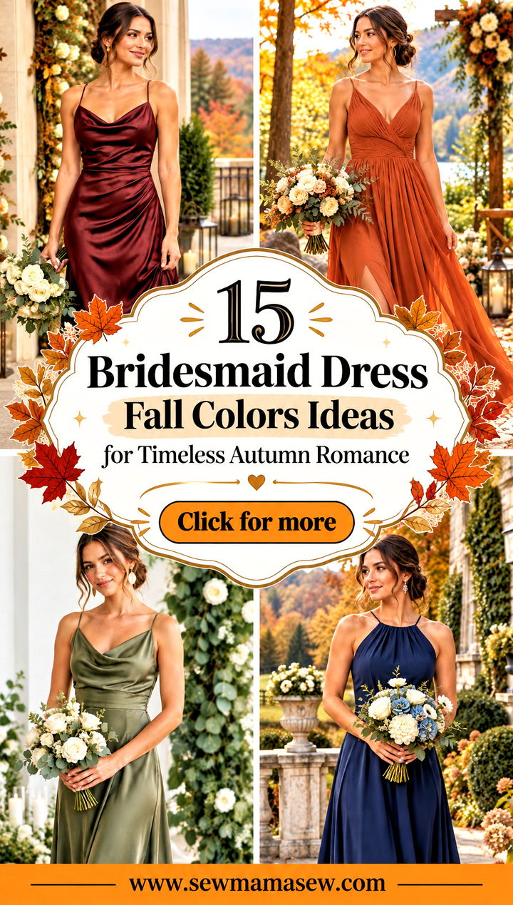 15 Bridesmaid Dress Fall Colors Ideas for Timeless Autumn Romance - 15 Bridesmaid Dress Fall Colors Ideas for Timeless Autumn Romance
