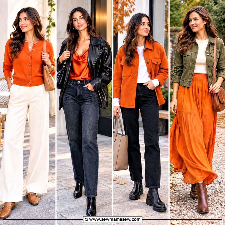 15 Bright Orange Fall Fashion Ideas: Bold Looks for Cool Days
