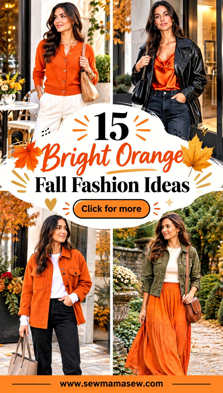 15 Bright Orange Fall Fashion Ideas Bold Looks for Cool Days - 15 Bright Orange Fall Fashion Ideas: Bold Looks for Cool Days