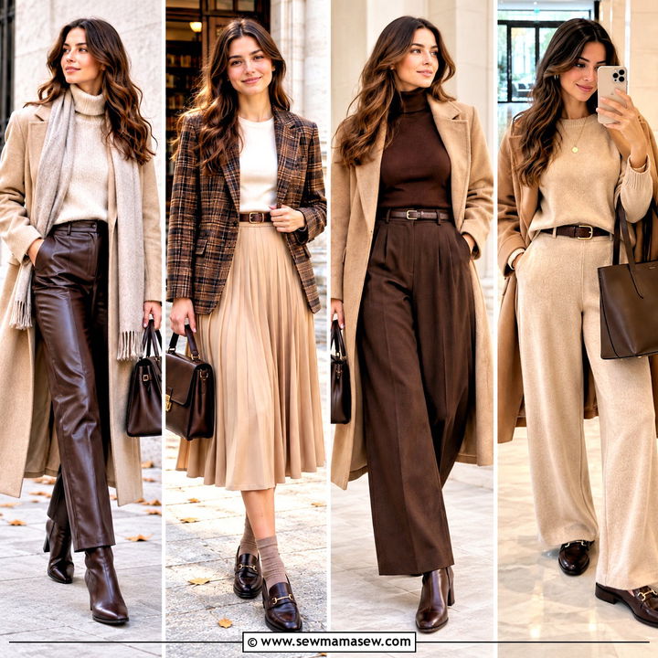 15 Brown And Beige Autumn Style Ideas: Cozy Everyday Looks