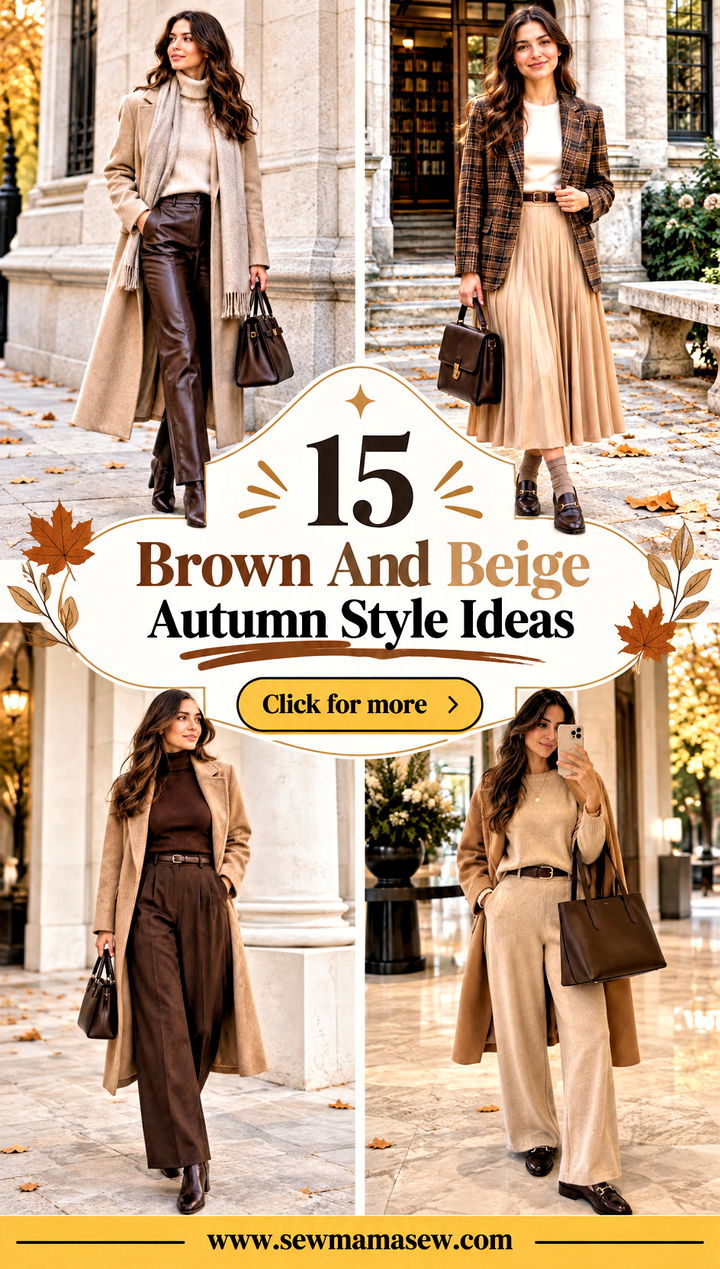 15 Brown And Beige Autumn Style Ideas Cozy Everyday Looks - 15 Brown And Beige Autumn Style Ideas: Cozy Everyday Looks