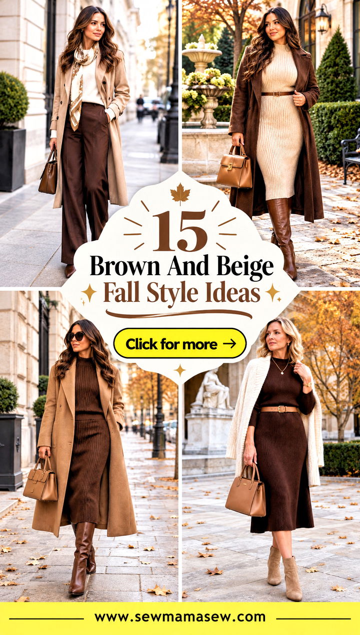 15 Brown And Beige Fall Style Ideas Effortless Neutral Looks - 15 Brown And Beige Fall Style Ideas: Effortless Neutral Looks