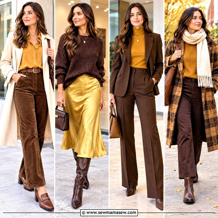 15 Brown And Yellow Fall Fashion Ideas: Warm, Wearable Looks