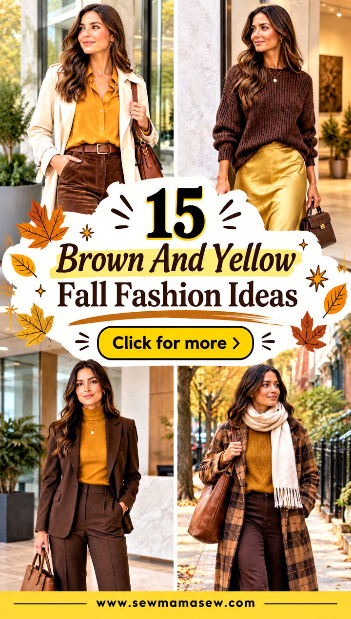 15 Brown And Yellow Fall Fashion Ideas Warm Wearable Looks - 15 Brown And Yellow Fall Fashion Ideas: Warm, Wearable Looks