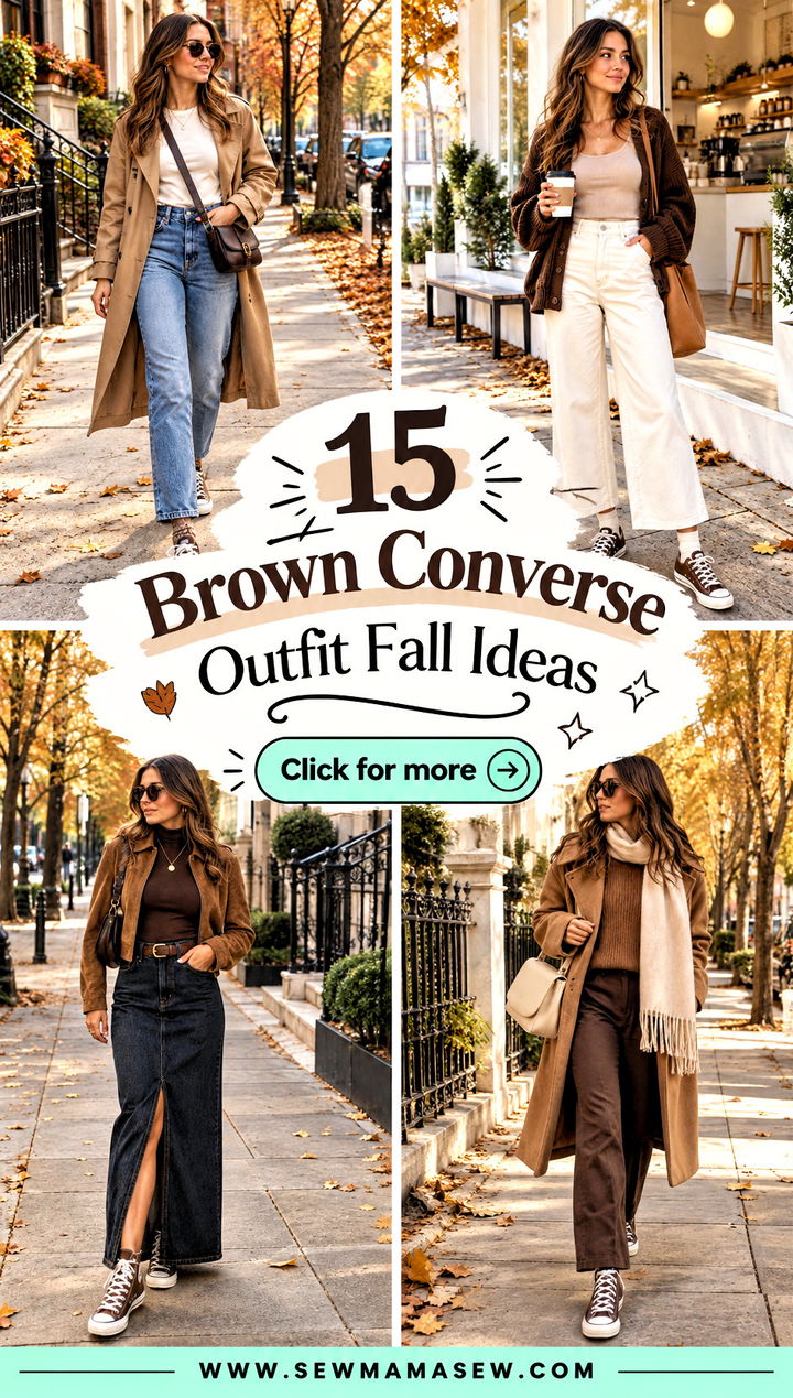 15 Brown Converse Outfit Fall Ideas Fresh Casual Looks - 15 Brown Converse Outfit Fall Ideas: Fresh Casual Looks