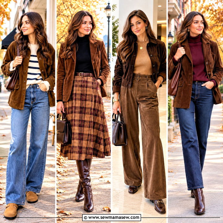 15 Brown Corduroy Jacket Fall Fashion Ideas: Cozy Daily Looks
