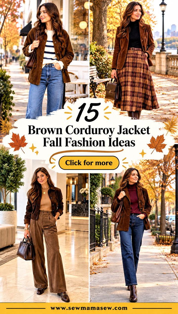 15 Brown Corduroy Jacket Fall Fashion Ideas Cozy Daily Looks - 15 Brown Corduroy Jacket Fall Fashion Ideas: Cozy Daily Looks