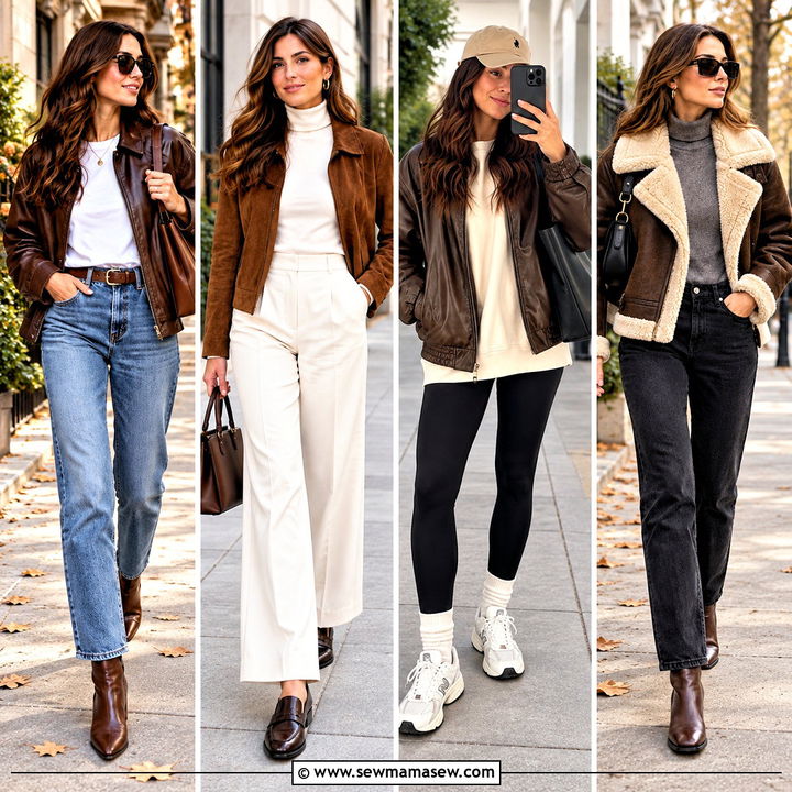 15 Brown Fall Jacket Outfit Ideas: Cozy Looks for Busy Days