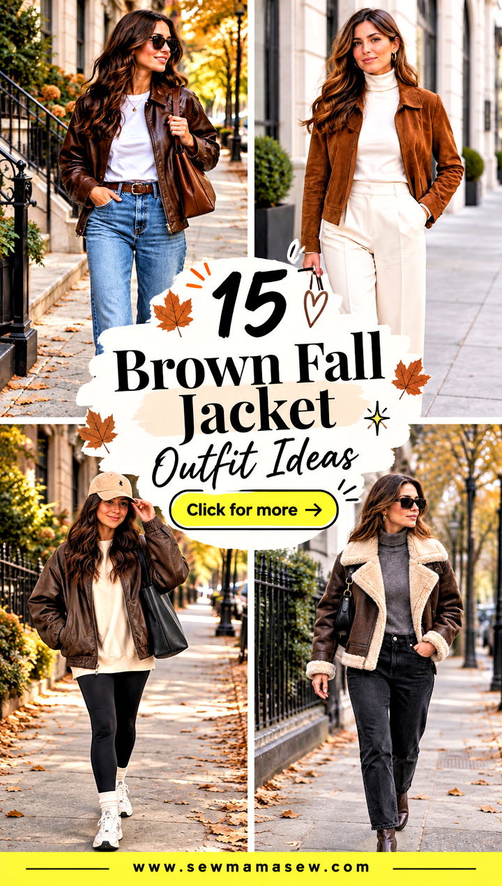 15 Brown Fall Jacket Outfit Ideas Cozy Looks for Busy Days - 15 Brown Fall Jacket Outfit Ideas: Cozy Looks for Busy Days