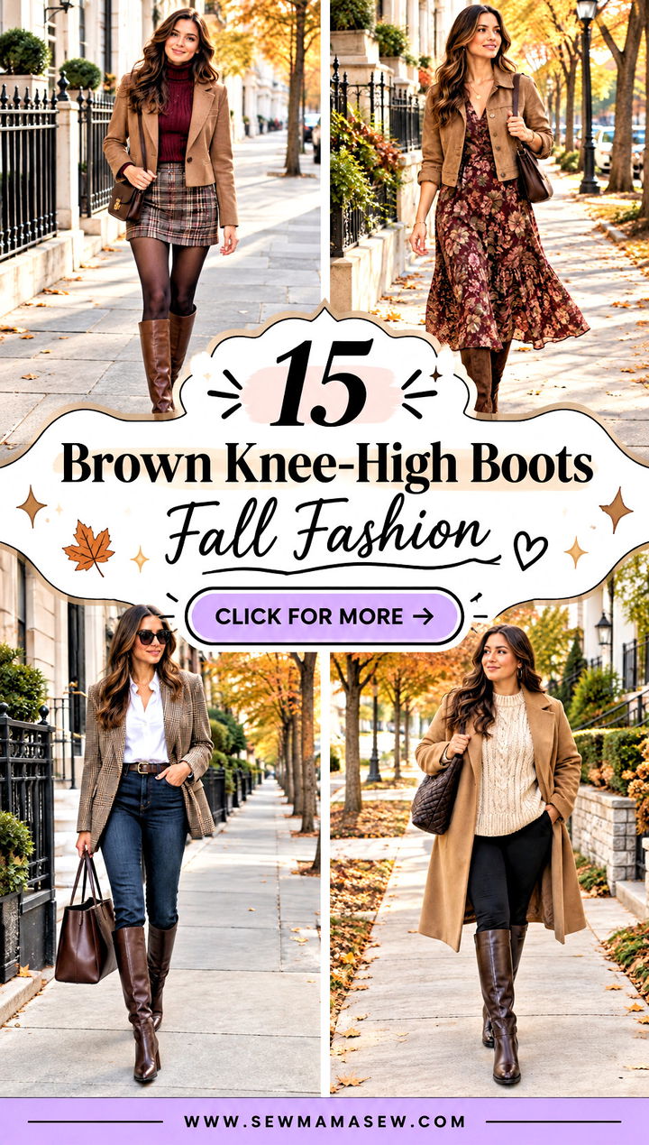 15 Brown Knee-High Boots Fall Fashion Polished Daily Looks - 15 Brown Knee-High Boots Fall Fashion: Polished Daily Looks