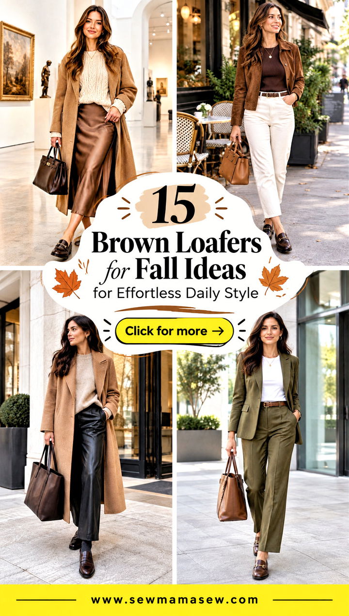 15 Brown Loafers for Fall Ideas for Effortless Daily Style - 15 Brown Loafers for Fall Ideas for Effortless Daily Style