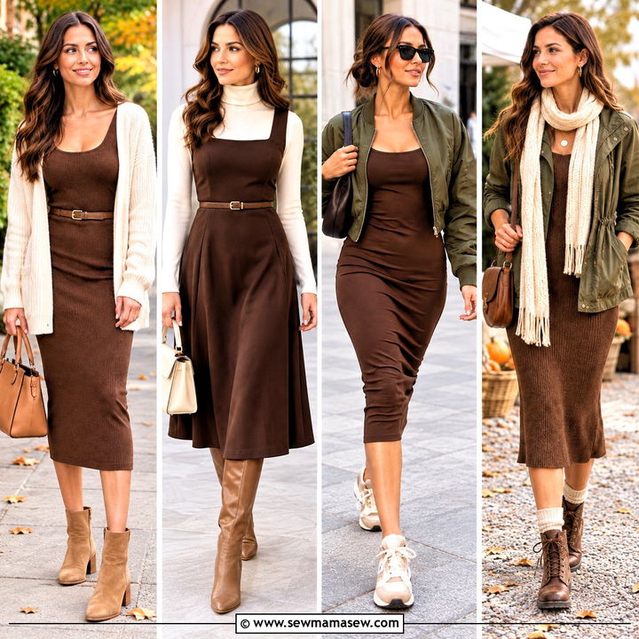 15 Brown Tank Dress Fall Ideas for Cozy Transitional Looks