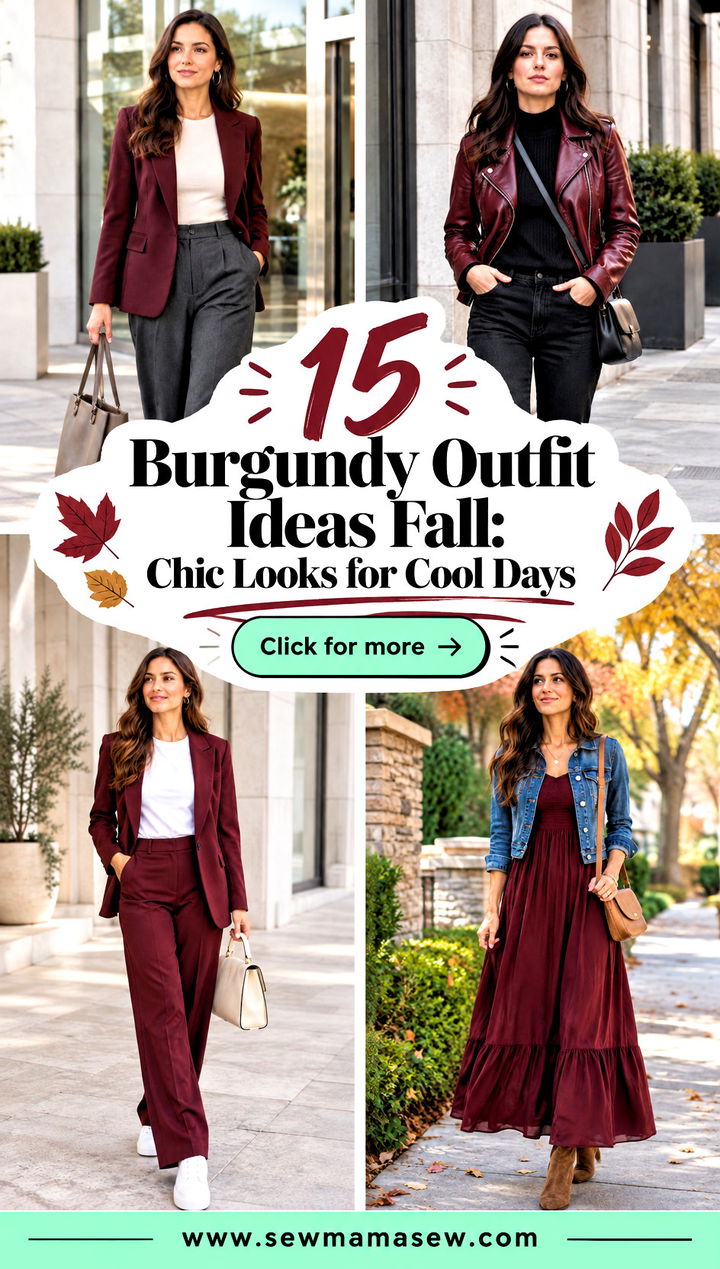 15 Burgundy Outfit Ideas Fall Chic Looks for Cool Days - 15 Burgundy Outfit Ideas Fall: Chic Looks for Cool Days
