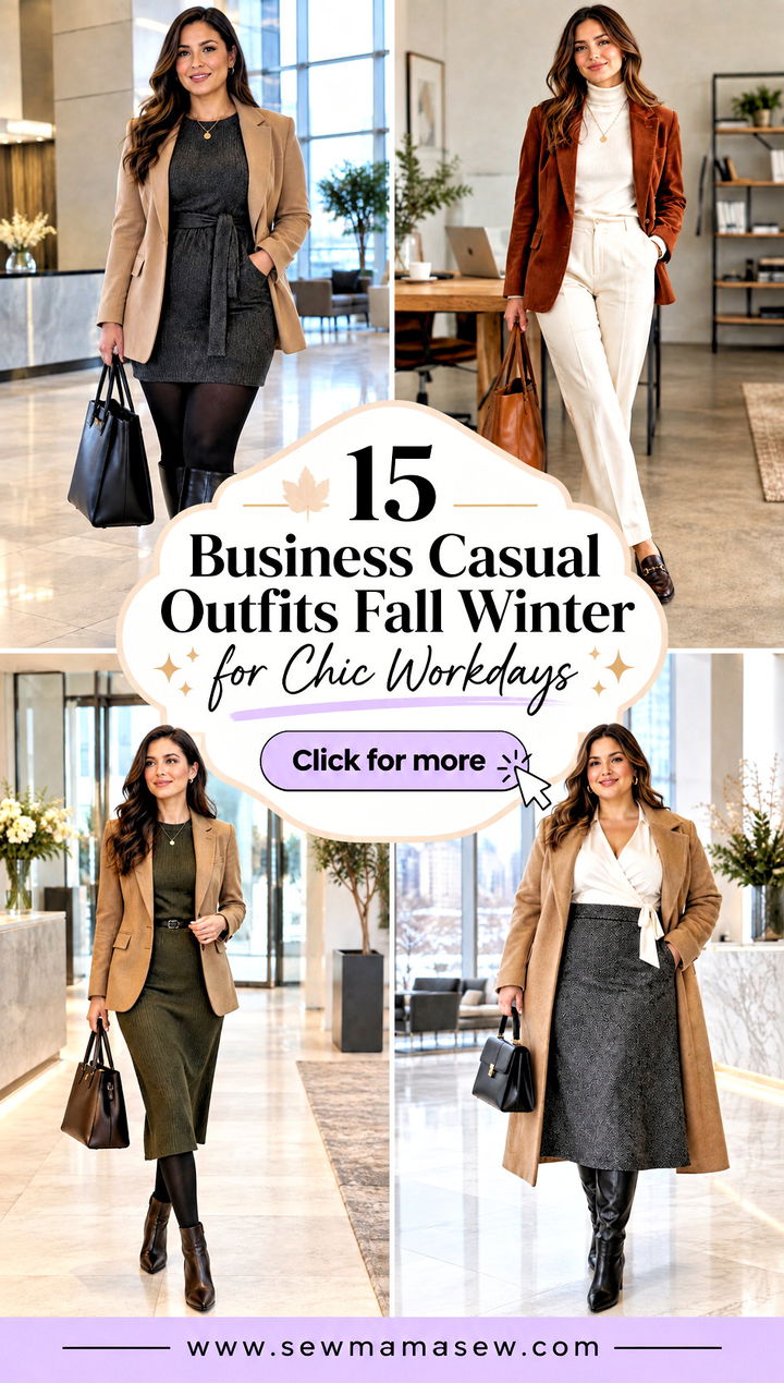15 Business Casual Outfits Fall Winter for Chic Workdays - 15 Business Casual Outfits Fall Winter for Chic Workdays