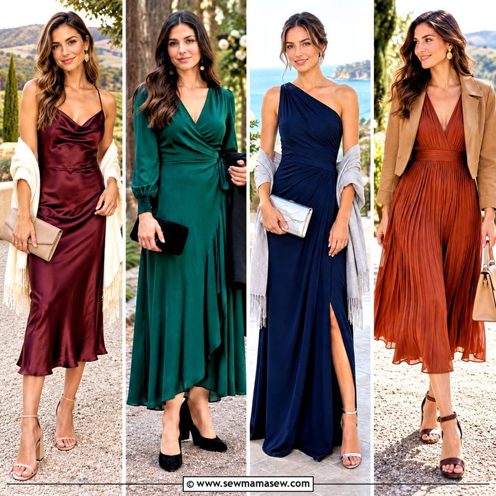 15 California Fall Wedding Guest Dress Ideas to Feel Chic