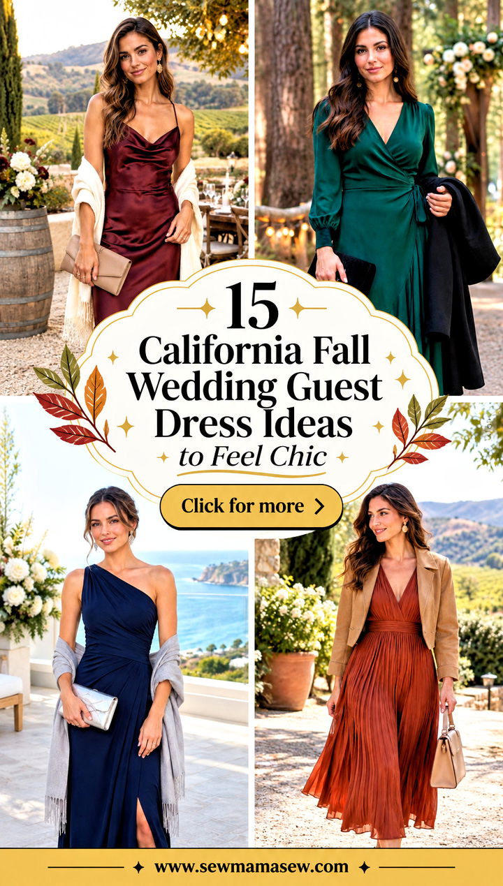 15 California Fall Wedding Guest Dress Ideas to Feel Chic - 15 California Fall Wedding Guest Dress Ideas to Feel Chic