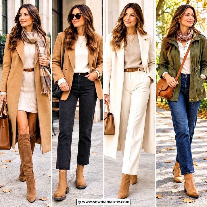 15 Camel Boots Fall Fashion Looks for Chic Everyday Wear
