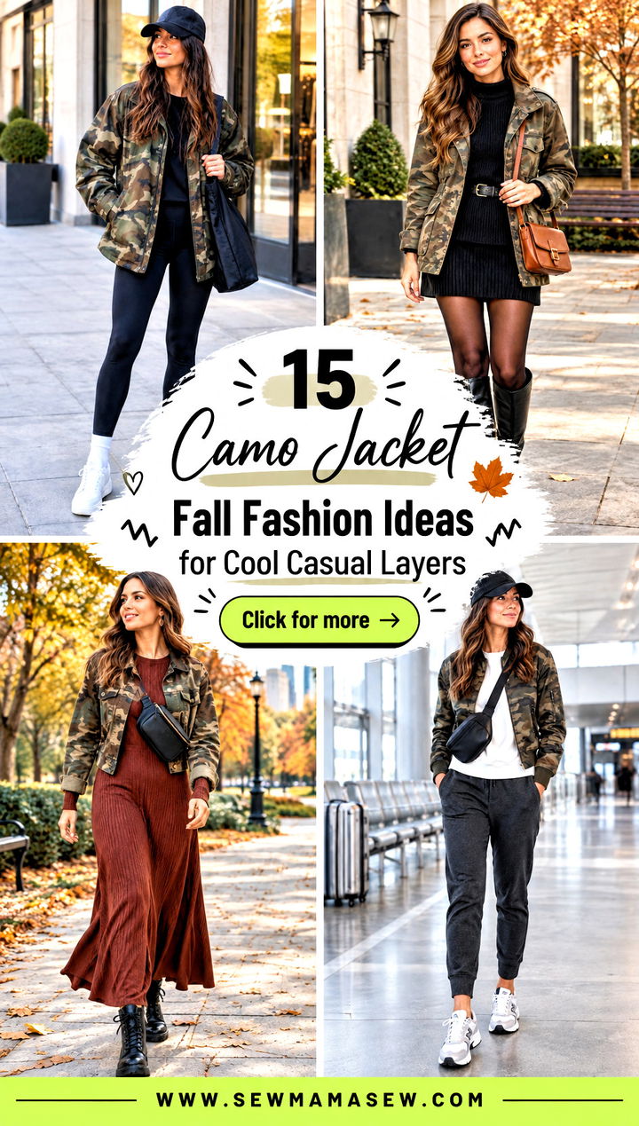 15 Camo Jacket Fall Fashion Ideas for Cool Casual Layers - 15 Camo Jacket Fall Fashion Ideas for Cool Casual Layers