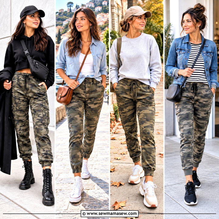 15 Camo Joggers Outfit Women Fall Ideas for Cozy Weekends