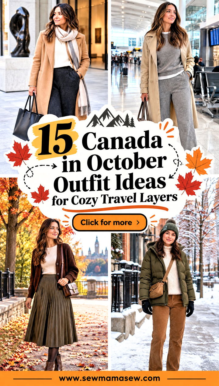15 Canada in October Outfit Ideas for Cozy Travel Layers - 15 Canada in October Outfit Ideas for Cozy Travel Layers