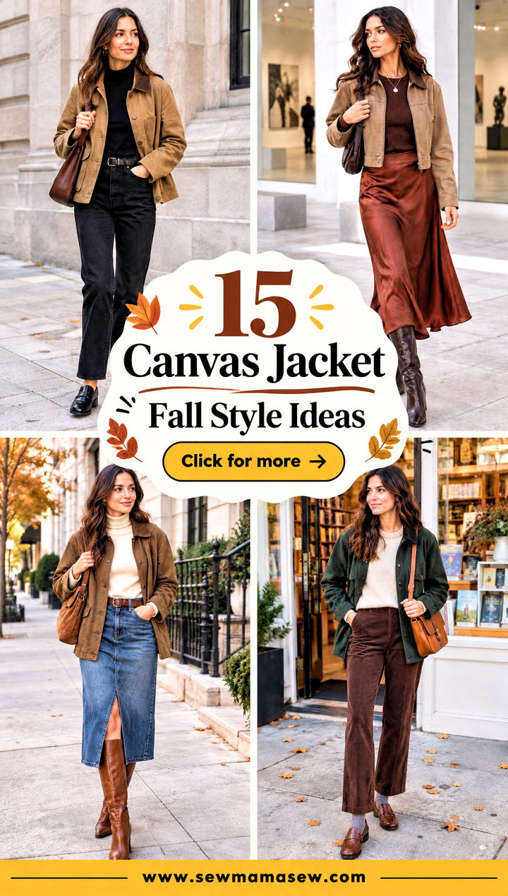 15 Canvas Jacket Fall Style Ideas Fresh Everyday Layers - 15 Canvas Jacket Fall Style Ideas: Fresh Everyday Layers