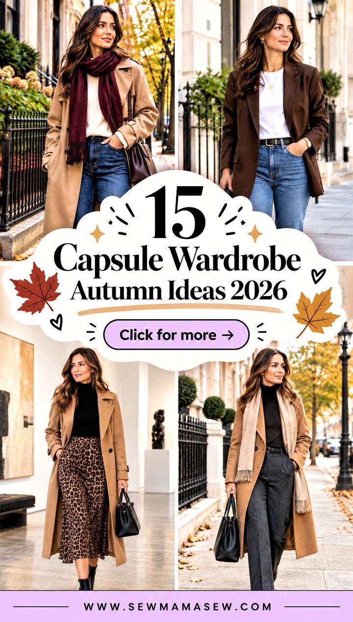 15 Capsule Wardrobe Autumn Ideas 2026 Chic Everyday Looks - 15 Capsule Wardrobe Autumn Ideas 2026: Chic Everyday Looks