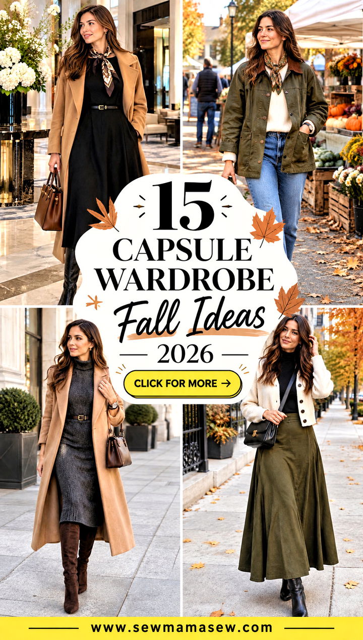 15 Capsule Wardrobe Fall Ideas 2026 Stress-Free Styling - 15 Capsule Wardrobe Fall Ideas 2026: Stress-Free Styling
