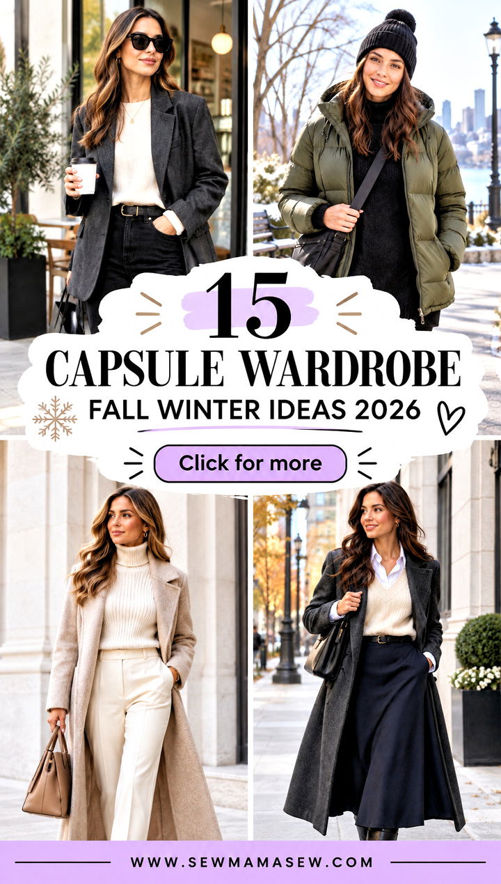 15 Capsule Wardrobe Fall Winter Ideas 2026 Cozy Style Made Easy - 15 Capsule Wardrobe Fall Winter Ideas 2026: Cozy Style Made Easy