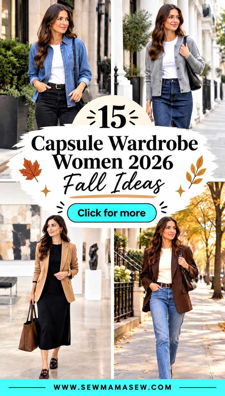 15 Capsule Wardrobe Women 2026 Fall Ideas Chic Daily Layers - 15 Capsule Wardrobe Women 2026 Fall Ideas: Chic Daily Layers