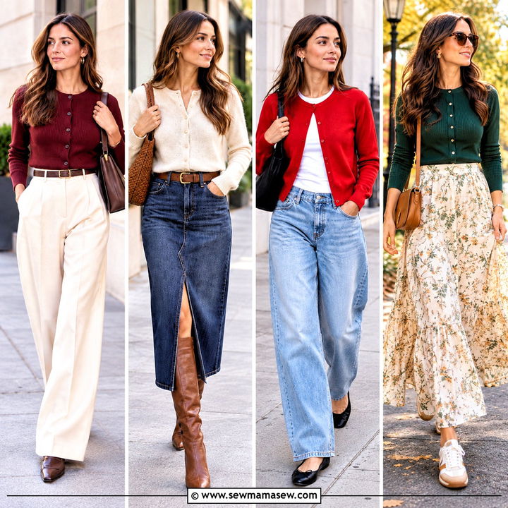 15 Cardigan Outfit Aesthetic Fall Ideas: Cozy Weekend Looks