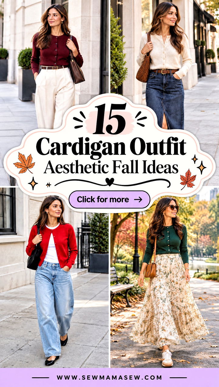 15 Cardigan Outfit Aesthetic Fall Ideas Cozy Weekend Looks - 15 Cardigan Outfit Aesthetic Fall Ideas: Cozy Weekend Looks
