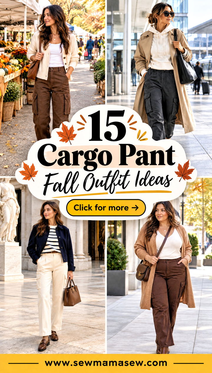 15 Cargo Pant Fall Outfit Ideas Cool Layers for Weekends - 15 Cargo Pant Fall Outfit Ideas: Cool Layers for Weekends