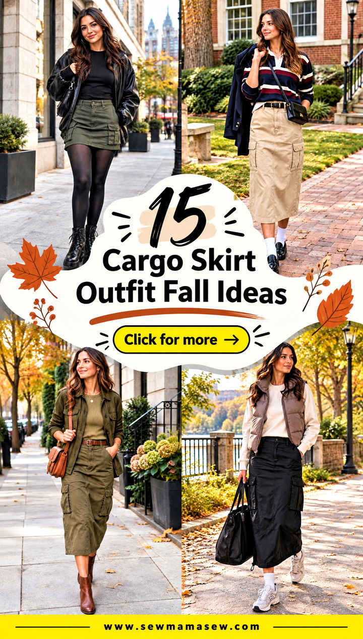 15 Cargo Skirt Outfit Fall Ideas Chic Layers for City Days - 15 Cargo Skirt Outfit Fall Ideas: Chic Layers for City Days
