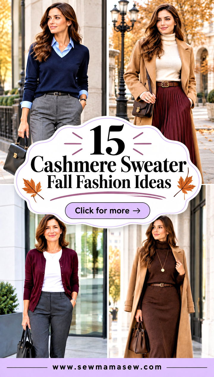 15 Cashmere Sweater Fall Fashion Ideas Cozy Everyday Chic - 15 Cashmere Sweater Fall Fashion Ideas: Cozy Everyday Chic