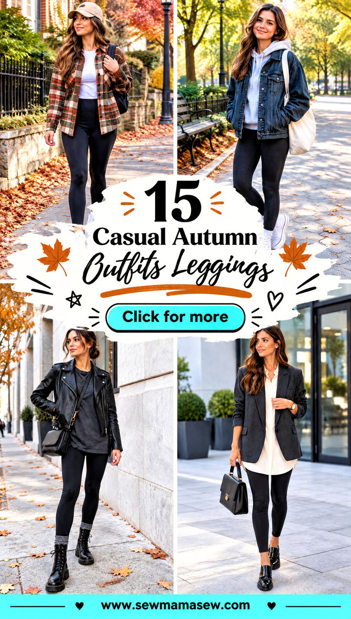 15 Casual Autumn Outfits Leggings Cozy Looks for Busy Days - 15 Casual Autumn Outfits Leggings: Cozy Looks for Busy Days