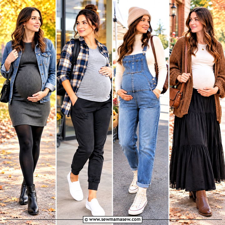 15 Casual Bump Outfits Fall: Cozy Everyday Looks for Moms