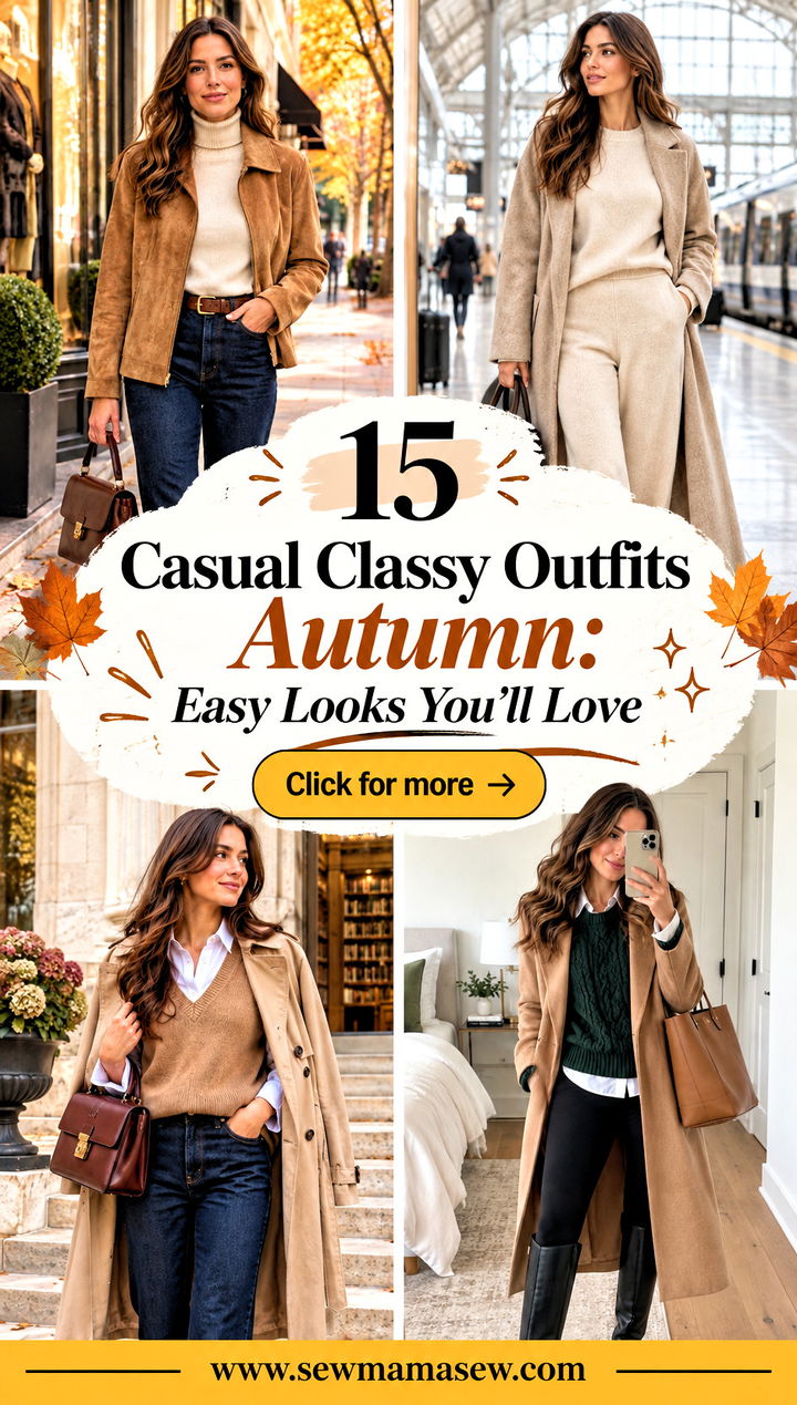 15 Casual Classy Outfits Autumn Easy Looks Youll Love - 15 Casual Classy Outfits Autumn: Easy Looks You'll Love