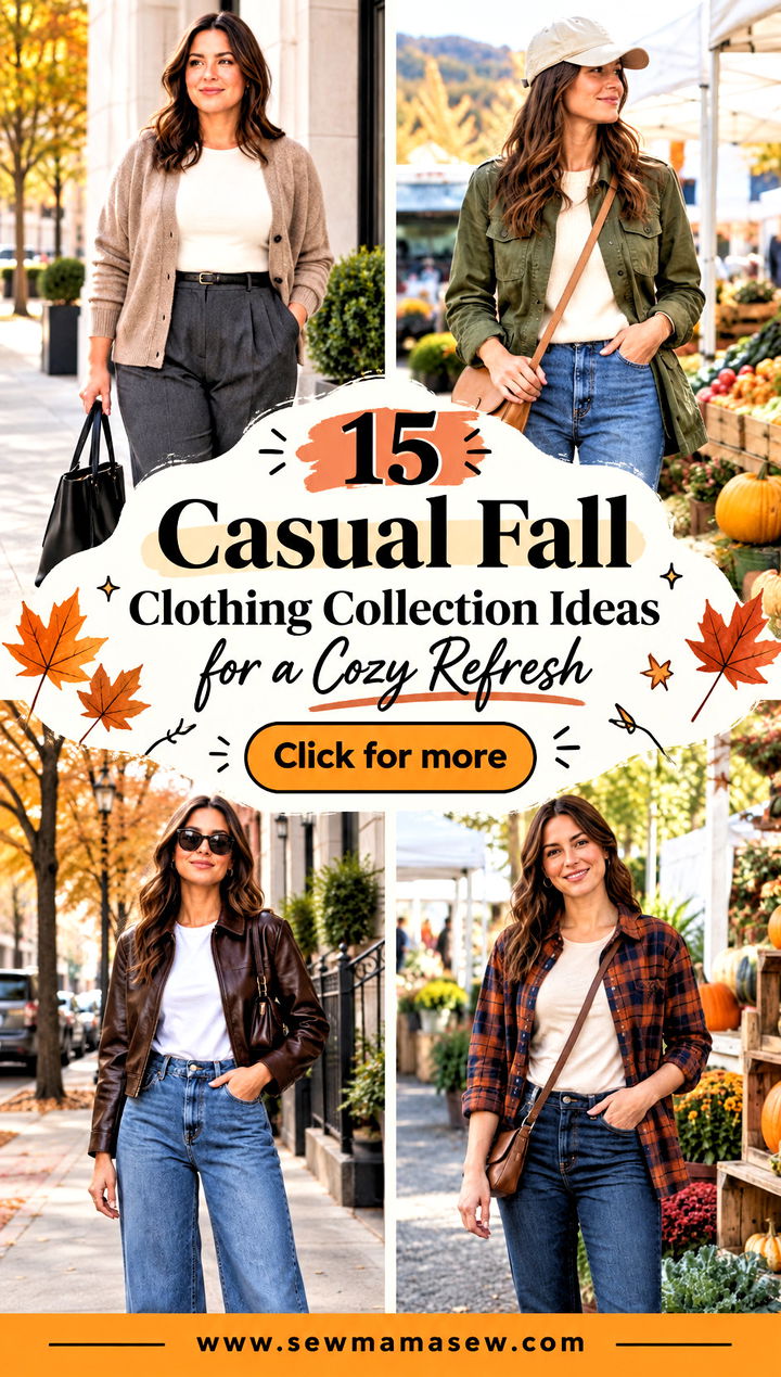 15 Casual Fall Clothing Collection Ideas for a Cozy Refresh - 15 Casual Fall Clothing Collection Ideas for a Cozy Refresh