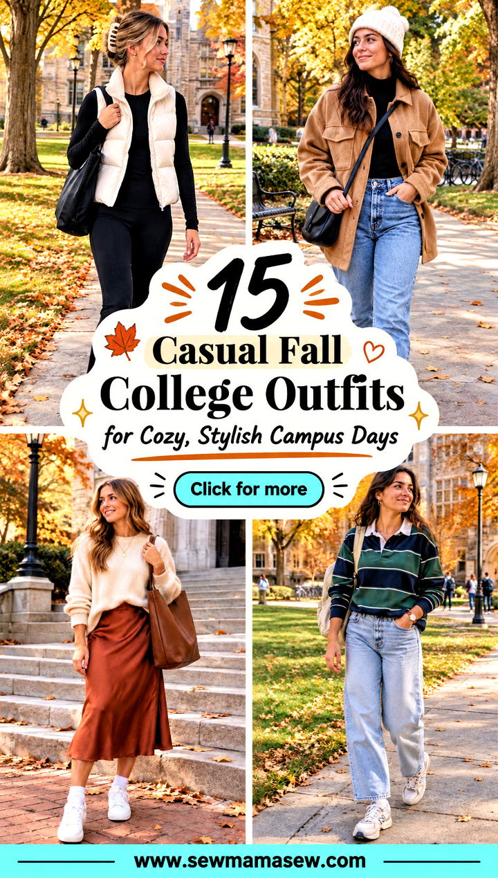 15 Casual Fall College Outfits for Cozy Stylish Campus Days - 15 Casual Fall College Outfits for Cozy, Stylish Campus Days