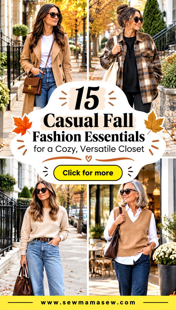 15 Casual Fall Fashion Essentials for a Cozy Versatile Closet - 15 Casual Fall Fashion Essentials for a Cozy, Versatile Closet