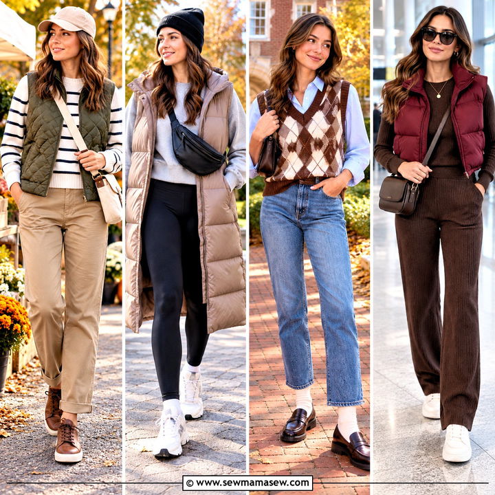 15 Casual Fall Fashion Vest Ideas for Cozy Layered Looks
