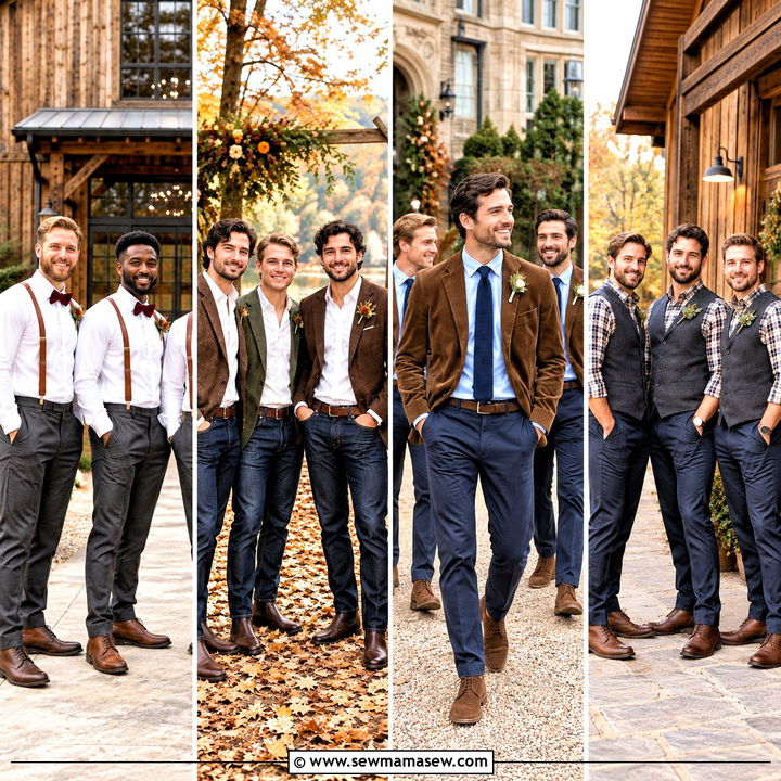 15 Casual Fall Groomsmen Attire Ideas for a Relaxed Wedding