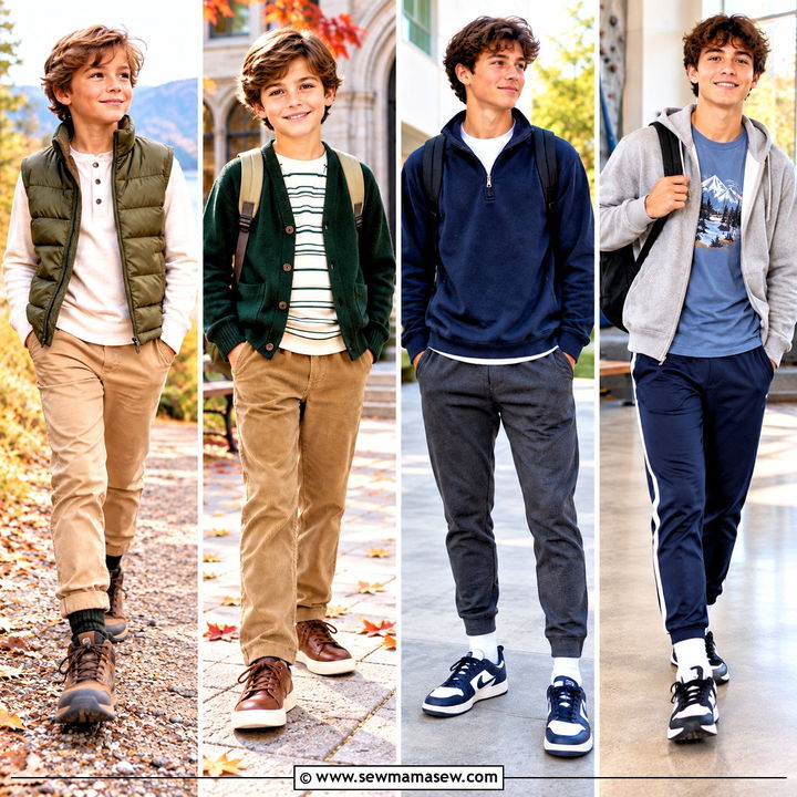 15 Casual Fall Outfits for Boys for Cozy School-Day Style
