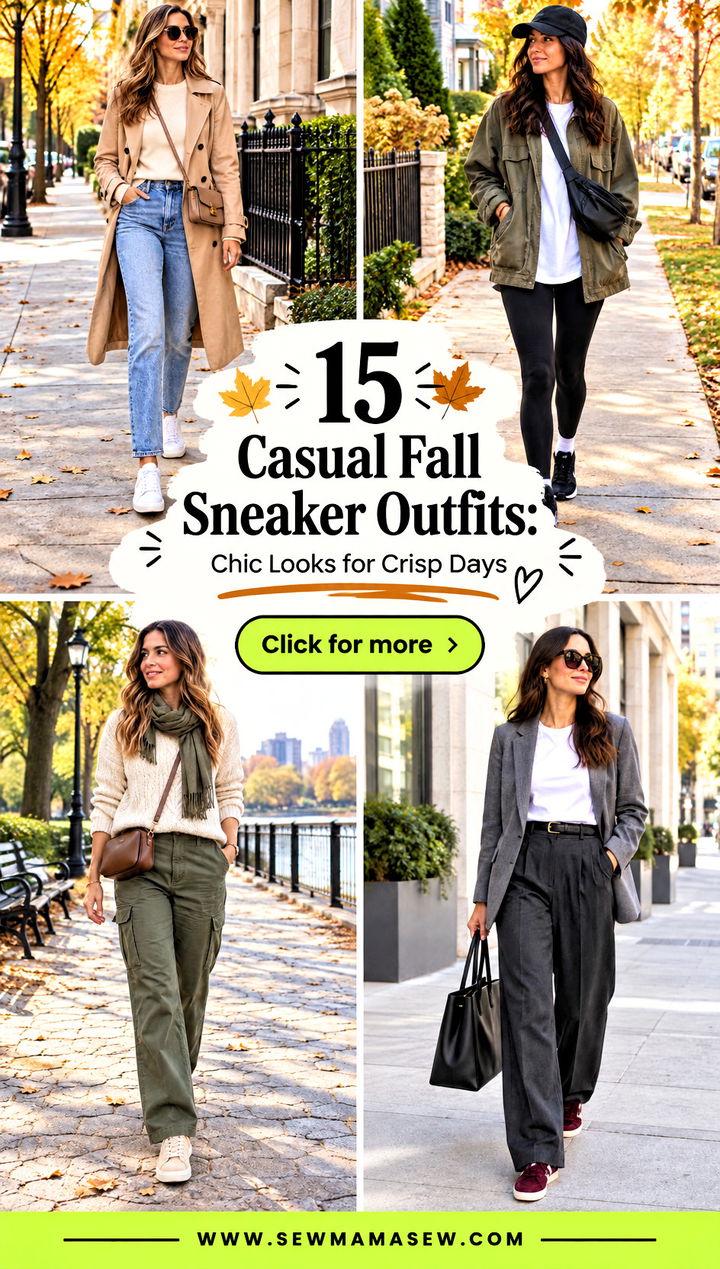 15 Casual Fall Sneaker Outfits Chic Looks for Crisp Days - 15 Casual Fall Sneaker Outfits: Chic Looks for Crisp Days